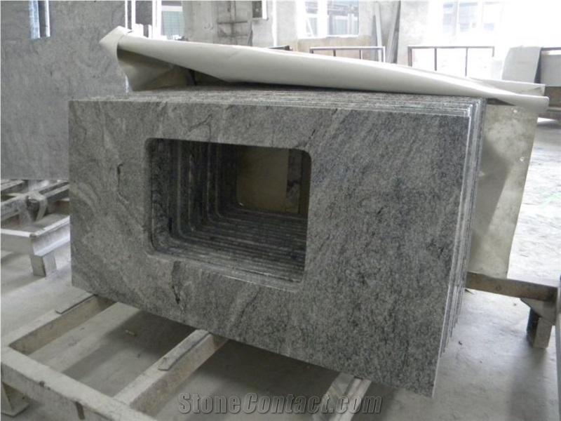 Viscon White Granite Countertop Bathroom Vanity Tops