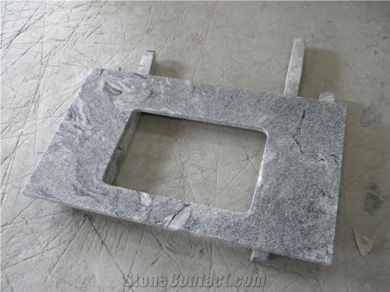 Viscon White Granite Countertop Bathroom Vanity Tops