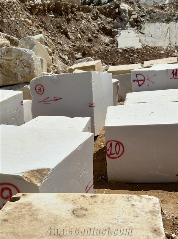 Hanphar - Crystal White Marble Block, Viet Nam Marble Stone