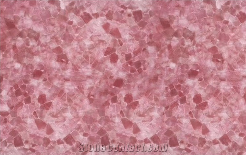 Rosa Crystal Agate  Semiprecious Stone Slabs