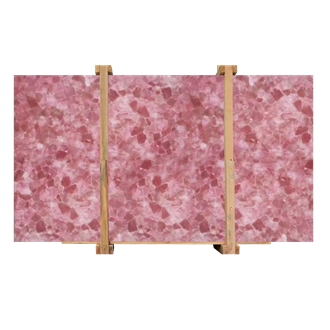 Rosa Crystal Agate  Semiprecious Stone Slabs