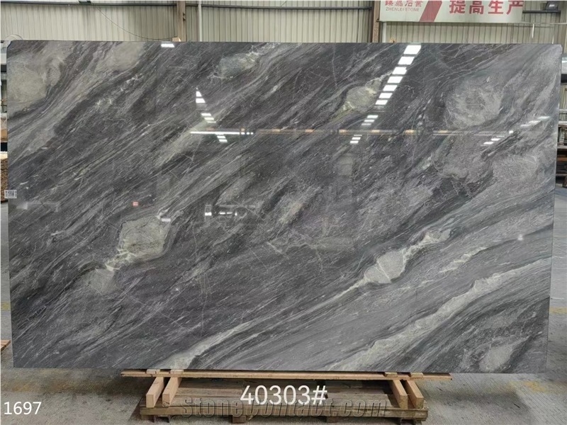 Bardiglio Nuvolato Manhattan Grey Marble Slabs Interior Tile