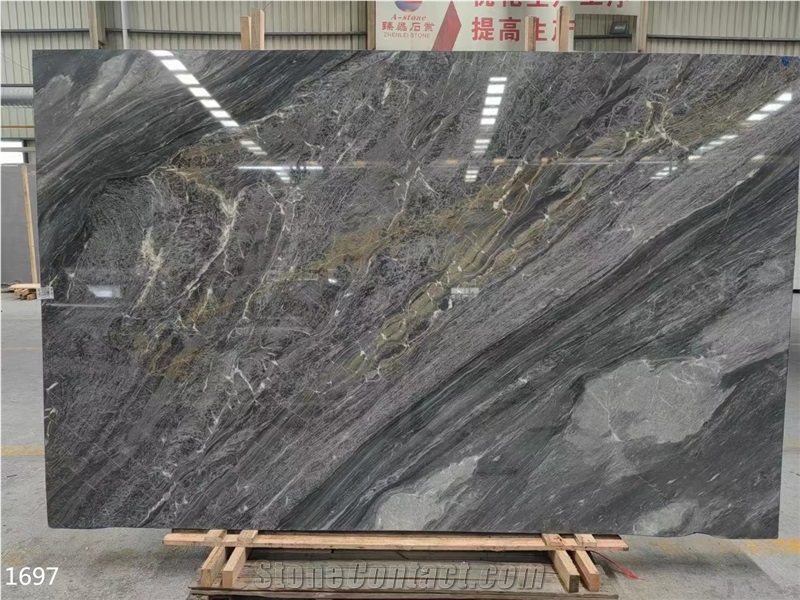 Bardiglio Nuvolato Manhattan Grey Marble Slabs Interior Tile