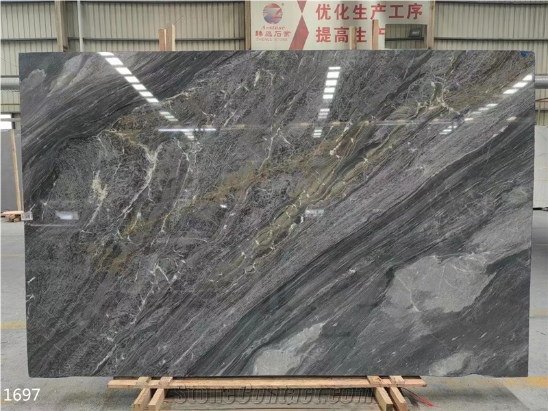 Bardiglio Nuvolato Manhattan Grey Marble Slabs Interior Tile