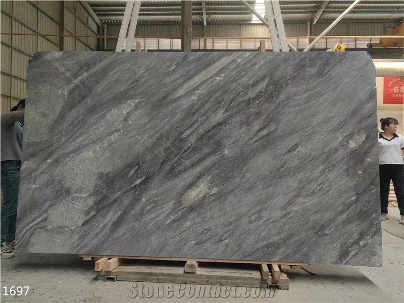 Bardiglio Nuvolato Manhattan Grey Marble Slabs Interior Tile