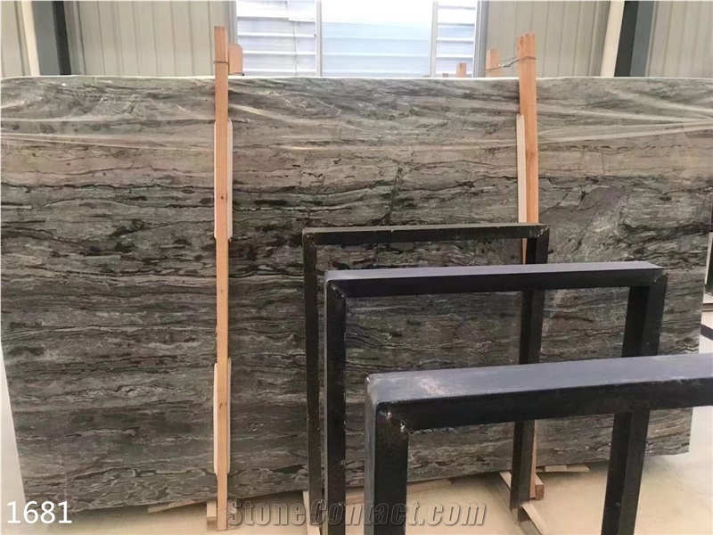 Delijan Wooden Marble Slabs Royal Wood Brown Stone Tile