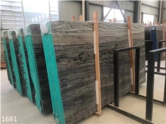 Delijan Wooden Marble Slabs Royal Wood Brown Stone Tile