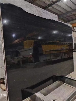 Ink Jade Granite Slabs China Black Stone Slab