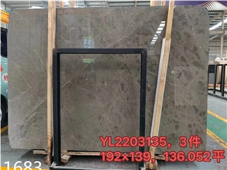 London Grey Marble Slabs Nubian Gray Stone Tile Floor Use