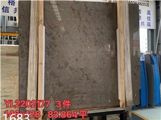 London Grey Marble Slabs Nubian Gray Stone Tile Floor Use