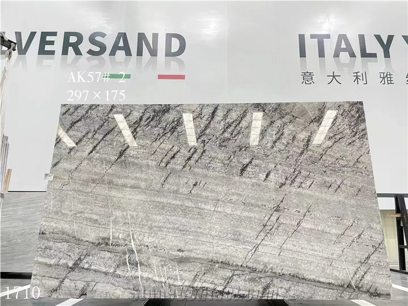 Marmo Palissandro Tigrato Marble Slabs Italy Grey Stone Tile