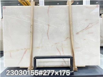 Onice Bianco Onyx Slabs Persian White Tile Wall Use