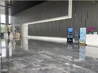 Ruivina Marble Slabs Clara  Arabescato Marbre Bleu Noir