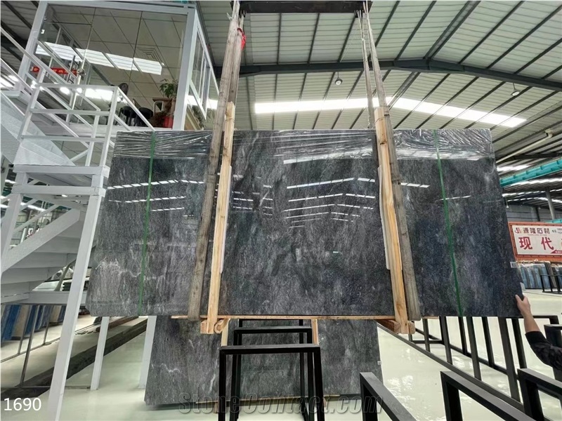 Ruivina Marble Slabs Clara  Arabescato Marbre Bleu Noir