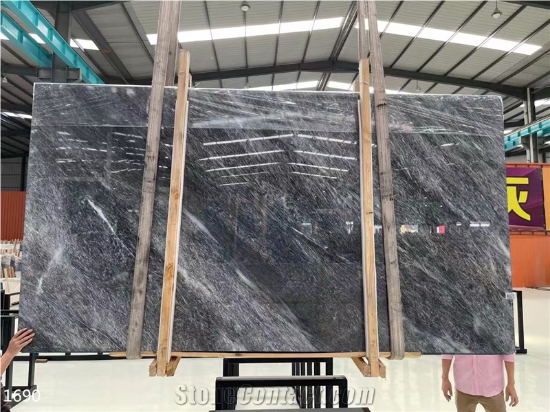 Ruivina Marble Slabs Clara  Arabescato Marbre Bleu Noir