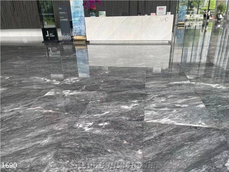 Ruivina Marble Slabs Clara  Arabescato Marbre Bleu Noir