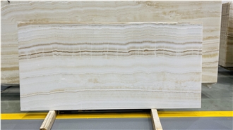 White Tiger Onyx Slabs White Onix Interior Wall Tile Use