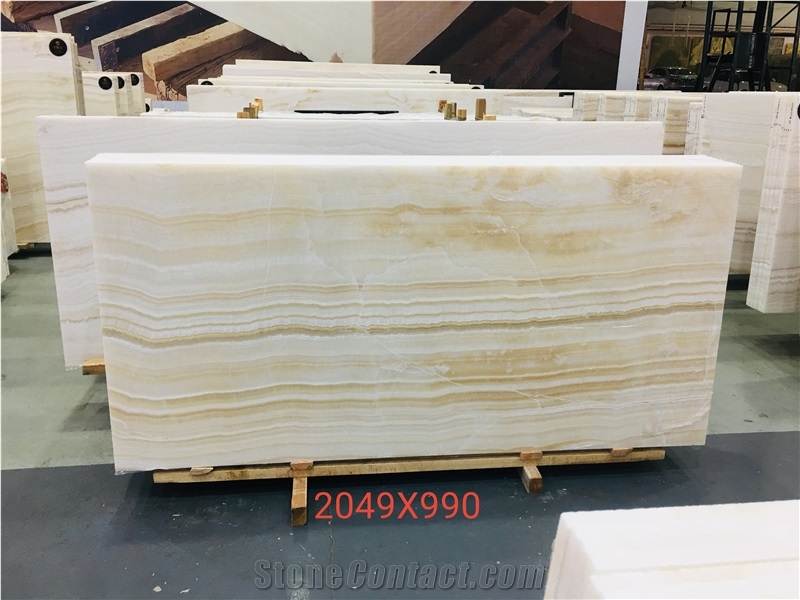 White Tiger Onyx Slabs White Onix Interior Wall Tile Use