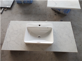 Custom 5055 Quartz Kitchen Countertops