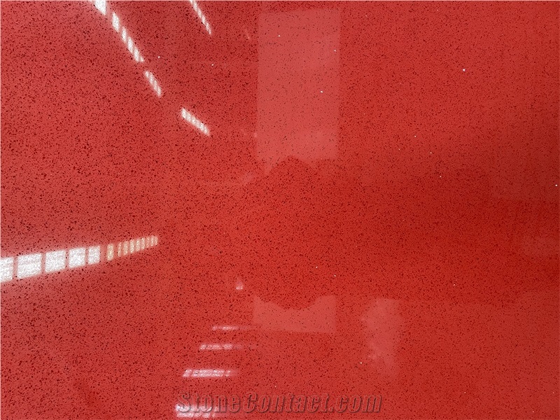 GOLDTOP OEM/ODM 1010 Red Quartz Slabs