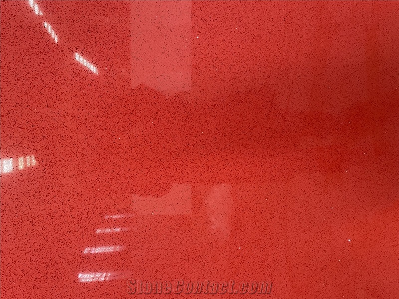 GOLDTOP OEM/ODM 1010 Red Quartz Slabs