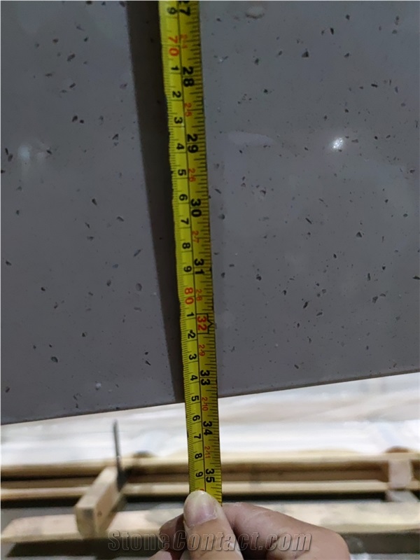 GOLDTOP OEM/ODM 1014 Grey Quartz Slabs
