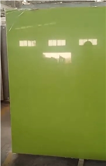 GOLDTOP OEM/ODM 2010 Apple Green Quartz Slabs