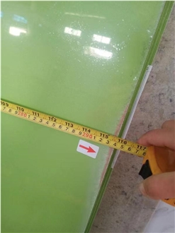 GOLDTOP OEM/ODM 2010 Apple Green Quartz Slabs
