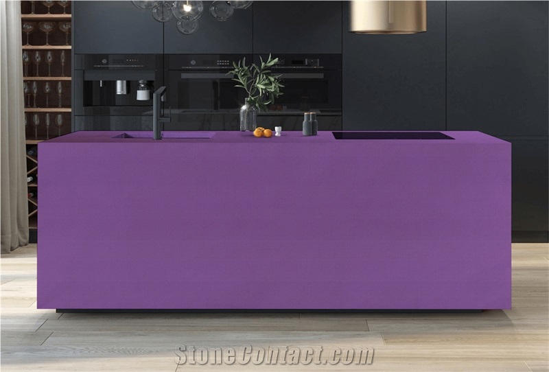 GOLDTOP OEM/ODM 2019 Purple Quartz Slabs