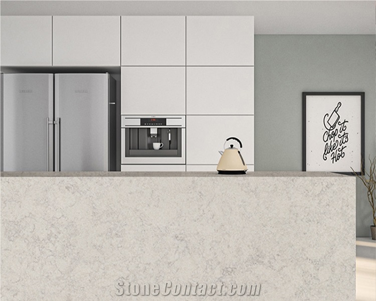 GOLDTOP OEM/ODM 4011 Beige Quartz Slabs