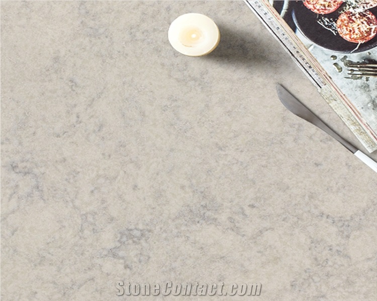 GOLDTOP OEM/ODM 4011 Beige Quartz Slabs