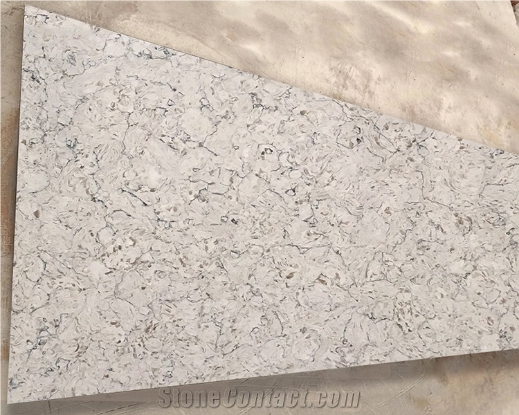 GOLDTOP OEM/ODM 4012 Beige Quartz Slabs