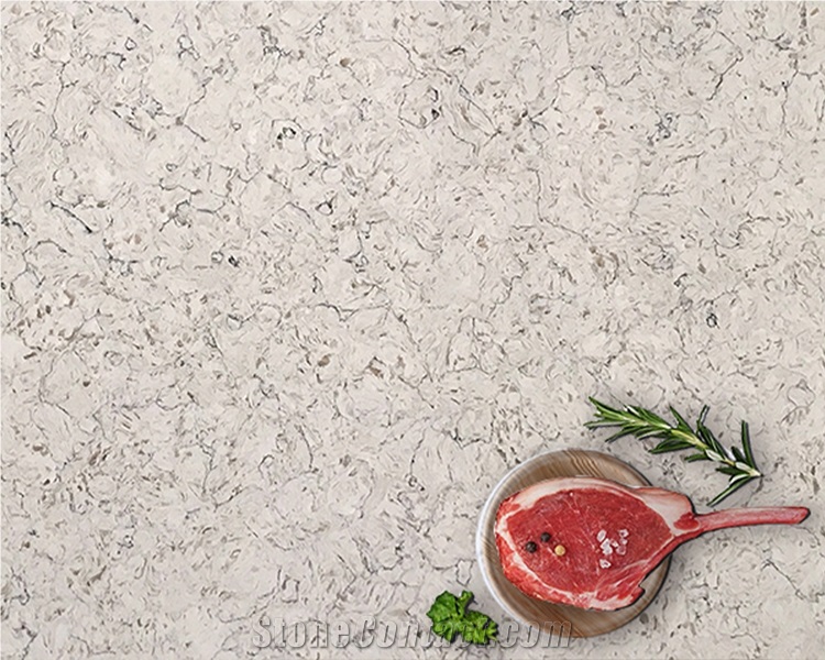 GOLDTOP OEM/ODM 4012 Beige Quartz Slabs