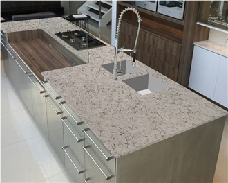 GOLDTOP OEM/ODM 4012 Beige Quartz Slabs