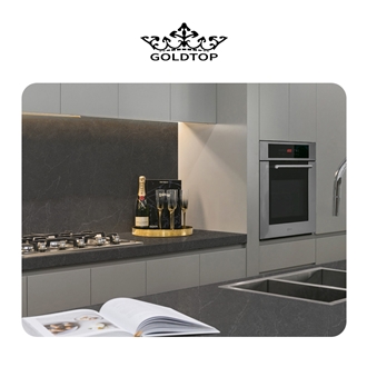 GOLDTOP OEM/ODM Jazz Gray Quartz Slabs