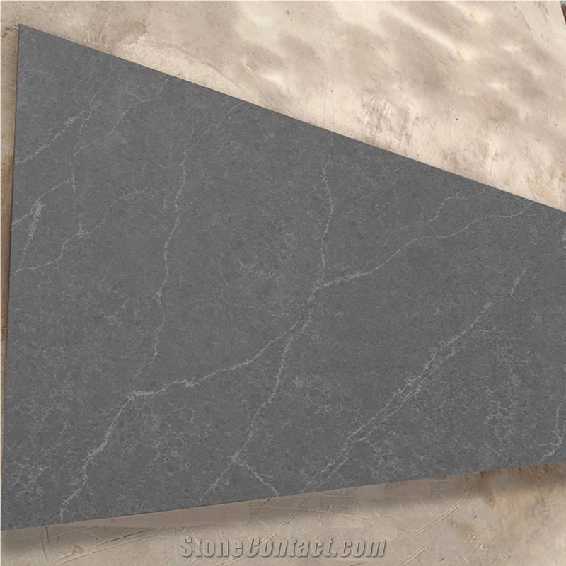 GOLDTOP OEM/ODM Jazz Gray Quartz Slabs