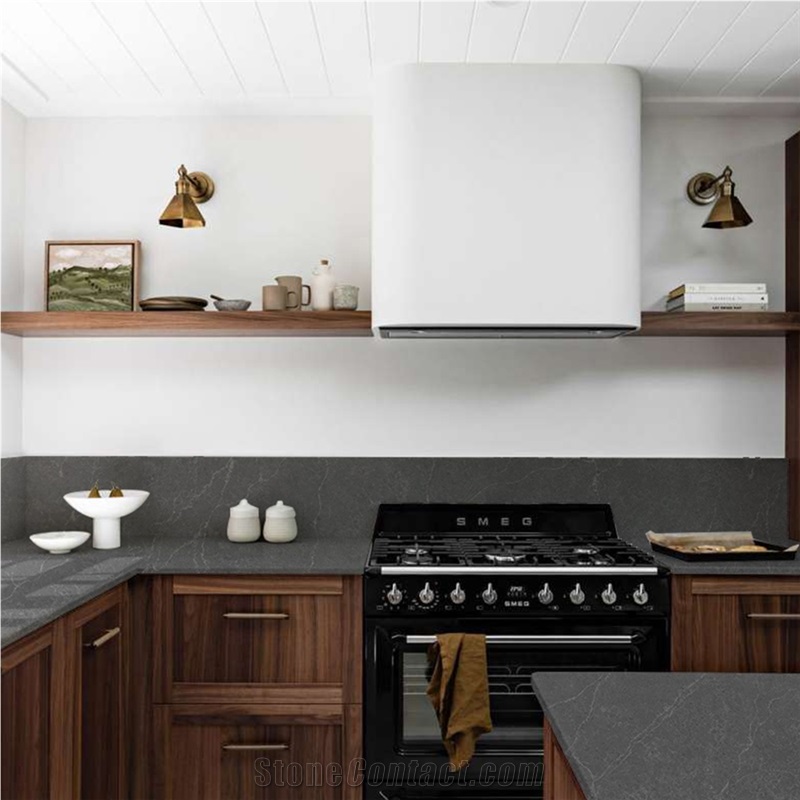 GOLDTOP OEM/ODM Jazz Gray Quartz Slabs