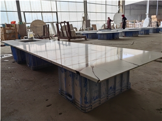 New Artificial Countertop Quartz Stone Kitchen Tops