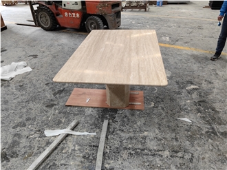 GOLDTOP Turkey Roman Travertine Cafe Table Tops