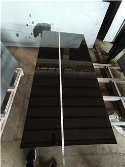 Polished Sawn Cut Natural Absolute Black Granite Tiles