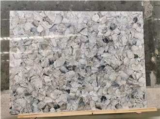 Blue Quartz Semiprecious Stone Slabs