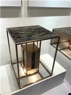 Blue Tiger Eye Semiprecious Stone Slabs