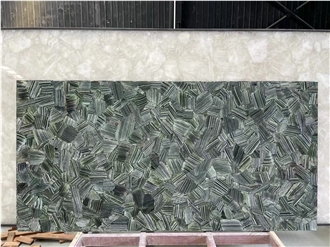 Green Line Gemstone Semiprecious Stone Slabs