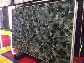 Green Line Gemstone Semiprecious Stone Slabs
