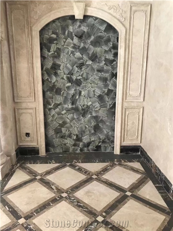 Green Line Gemstone Semiprecious Stone Slabs