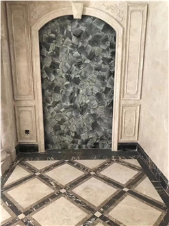 Green Line Gemstone Semiprecious Stone Slabs