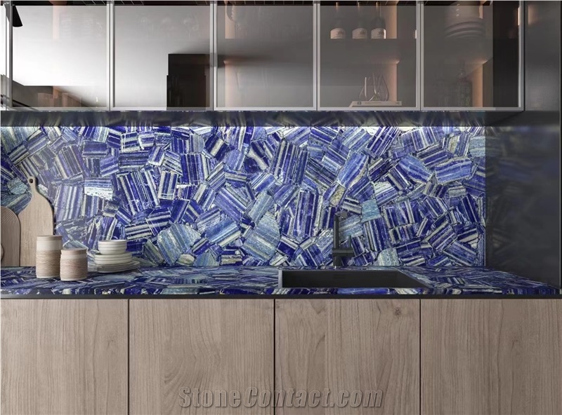 Lapis Lazuli  Semiprecious Stone Slabs, Panels