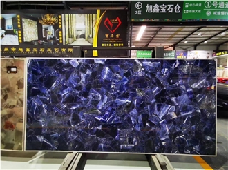 Sodalite Blue Gemstone Semiprecious Slabs