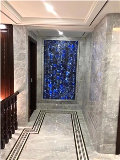 Sodalite Blue Gemstone Semiprecious Slabs