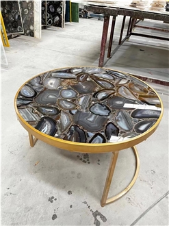 Uruguay Agate Gemstone Table Tops